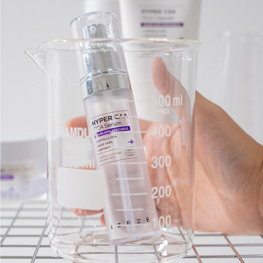 Ser calmant si regenerant cu Centella Asiatica, Aloe Vera si ingredientul brevetat Antifect, Hyper CAA Cica, IZEZE, 30 ml