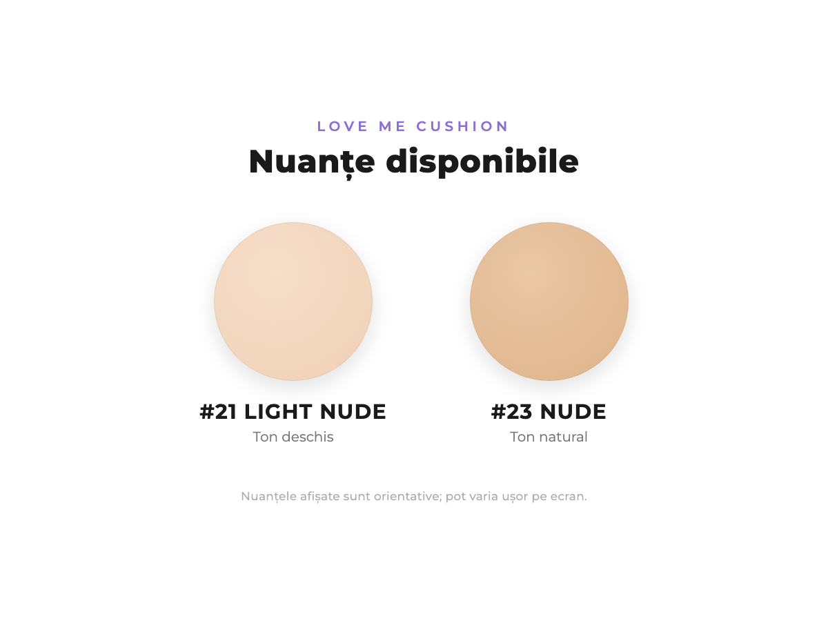 Nuanțe Love Me Cushion #21 #23