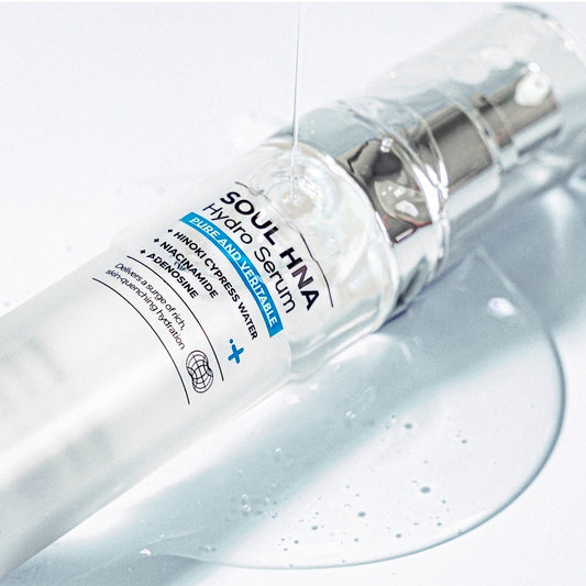 Ser regenerant si hidratant cu 8 straturi de Acid Hialuronic si Apa de Chiparos, Soul HNA Hydro, IZEZE, 30 ml