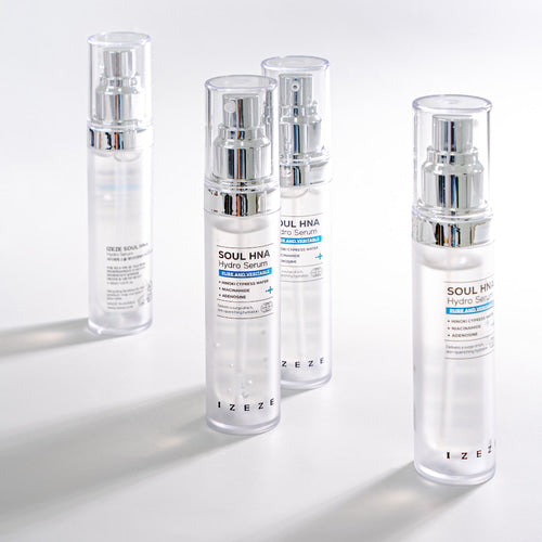 Ser regenerant si hidratant cu 8 straturi de Acid Hialuronic si Apa de Chiparos, Soul HNA Hydro, IZEZE, 30 ml