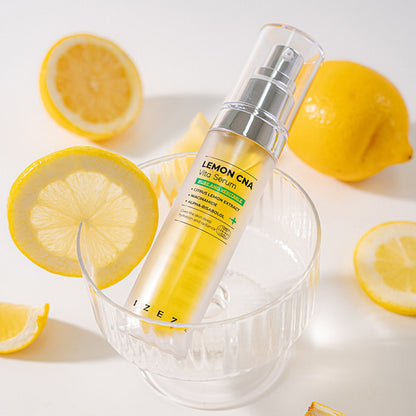 Ser revitalizant pentru ingrijirea pielii cu Vitamina C si extract de Lamaie, Niacinamide si Alpha-Bisabolol, Lemon CNA, IZEZE, 30 ml