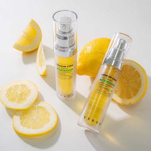 Ser revitalizant pentru ingrijirea pielii cu Vitamina C si extract de Lamaie, Niacinamide si Alpha-Bisabolol, Lemon CNA, IZEZE, 30 ml