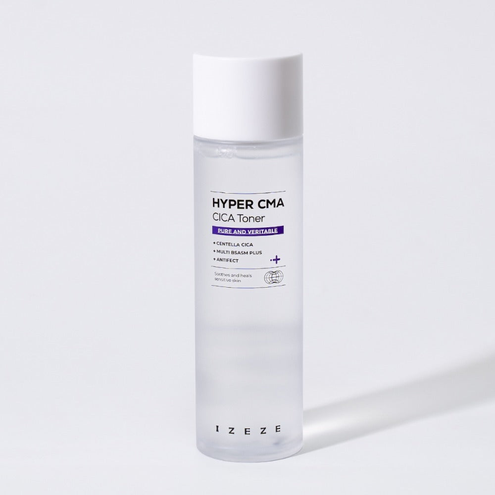 Toner calmant si regenerant cu Centella Asiatica si ingredientul brevetat Antifect, Hyper CMA Cica, IZEZE, 150 ml