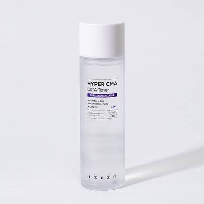 Toner calmant si regenerant cu Centella Asiatica si ingredientul brevetat Antifect, Hyper CMA Cica, IZEZE, 150 ml