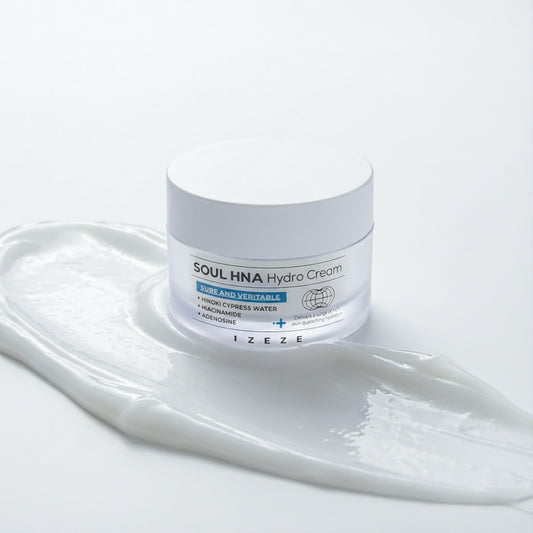 Crema regeneranta si hidratanta cu 8 straturi de Acid Hialuronic si Apa de Chiparos, Soul HNA Hydro, IZEZE, 50 ml